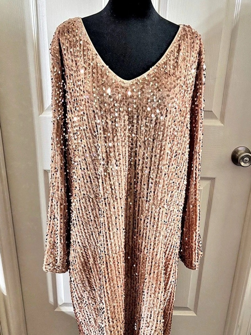 Sequin Dress in Pink Like New